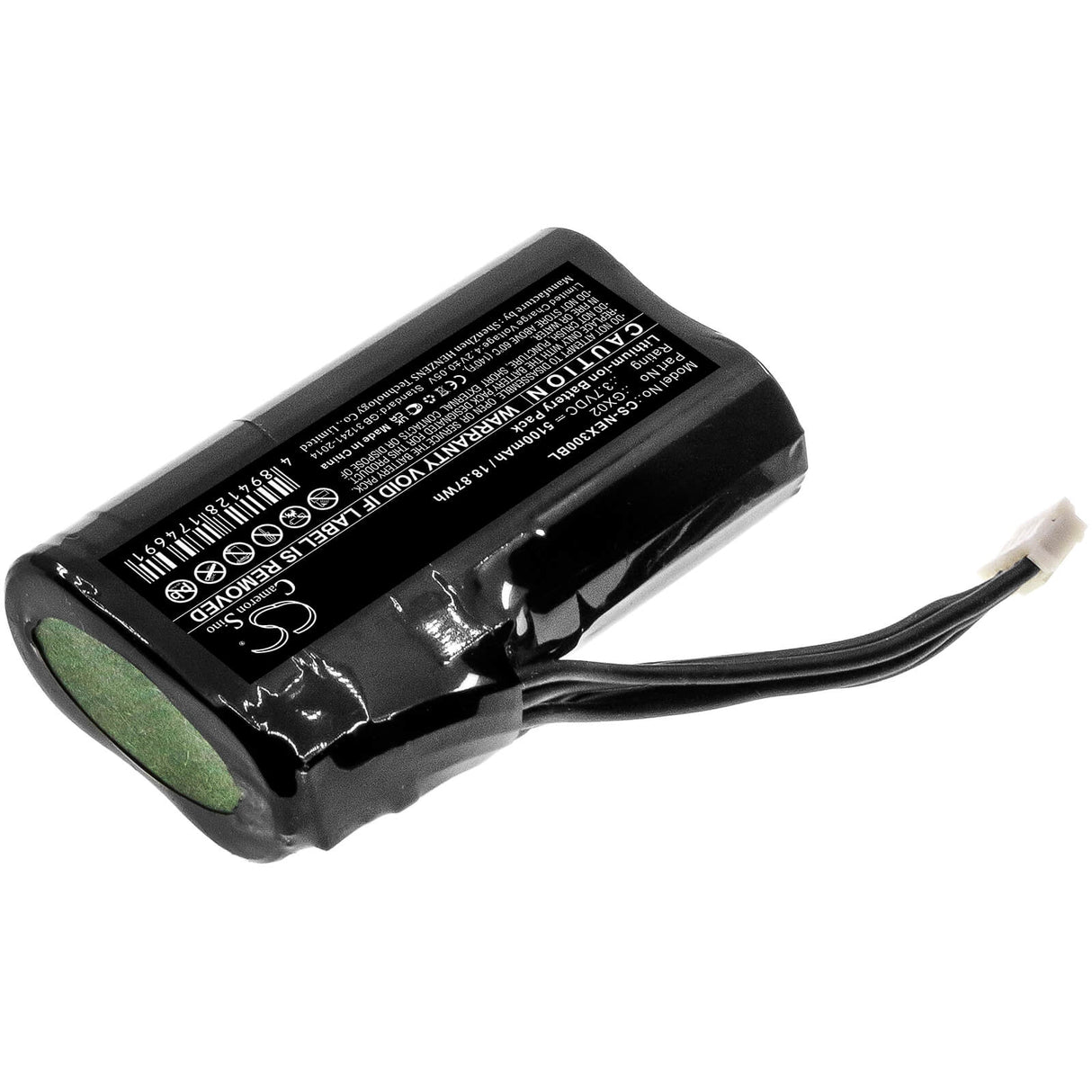 3,7V, Li-ion, 5100mAh, batterie de terminal de paiement adaptée à Nexgo, Gx02, N3, N5, 18,87Wh Terminal de Paiement Cameron Sino Technology Limited