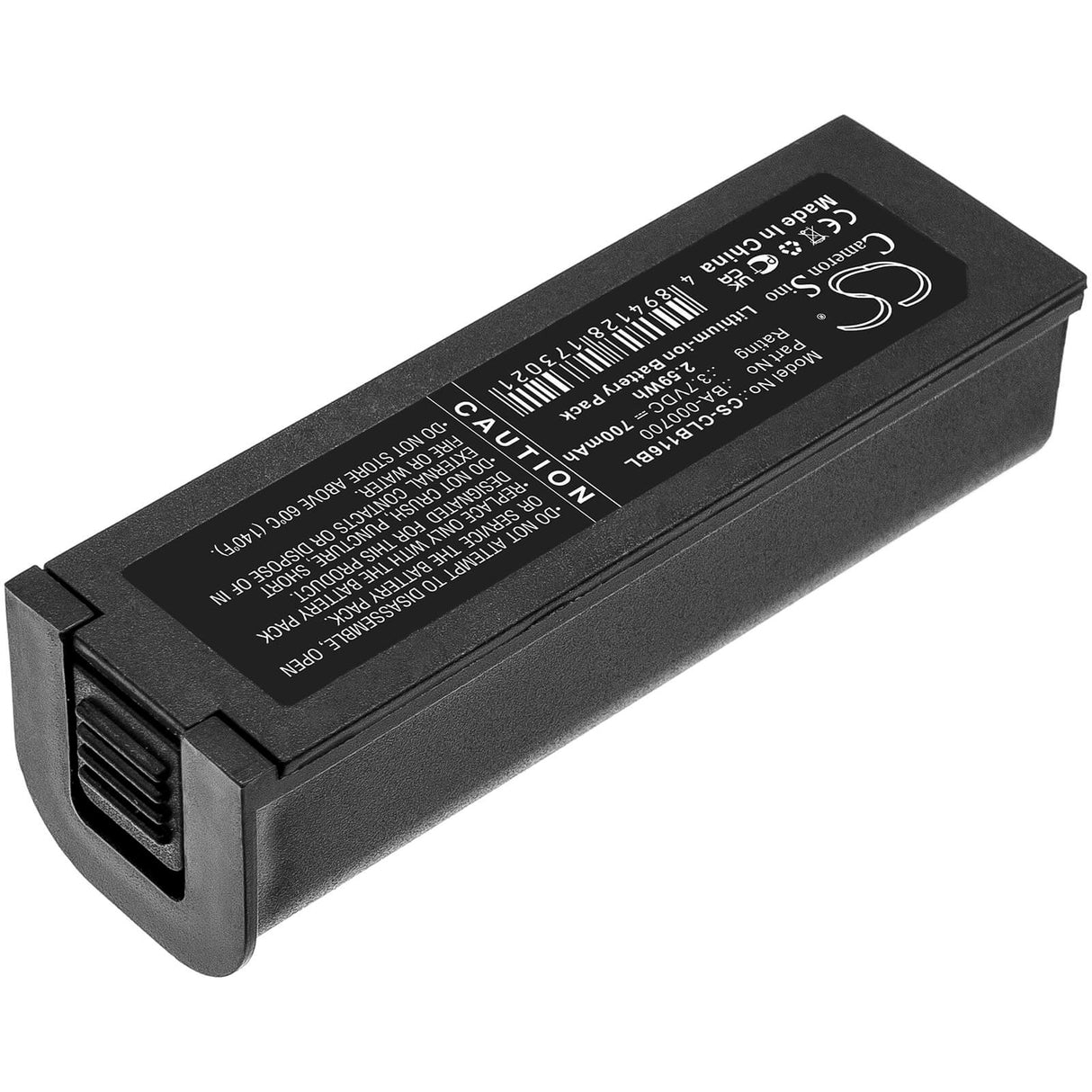 3.7v, 700mah, Li-ion Barcode Scanner Battery Fit's Cipherlab, 1166, 1266, Cl1160, 2.59wh Barcode Scanner Cameron Sino Technology Limited