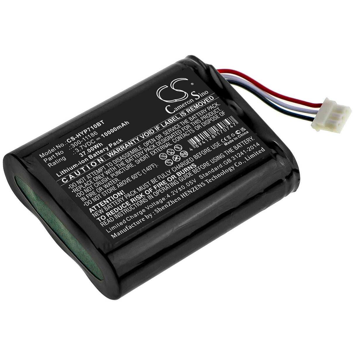 3.7v, Li-ion, 10000mah, Alarm Battery Fits Honeywell, Home Pro A7, Pro A7 Plus, Pro A7 Plus C, 37.00wh Alarm System Cameron Sino Technology Limited