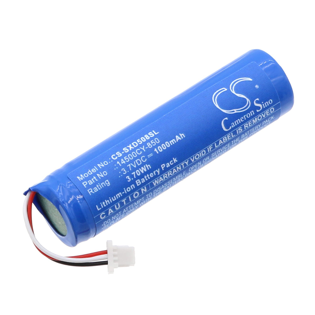 3,7V, Li-ion, 1000mAh, Batterie de microphone compatible Sennheiser, 14500cy-850, 508494, 508497, 3,7Wh Microphone Cameron Sino Technology Limited