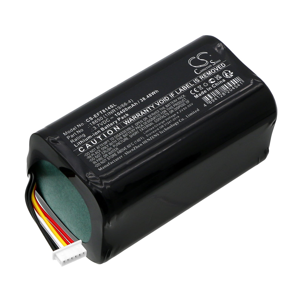 3.7v, Li-ion, 10400mah, Security Camera battery Fits Eufy Cam 2 Pro, T8140r, 38.48wh Home Security Camera Cameron Sino Technology Limited
