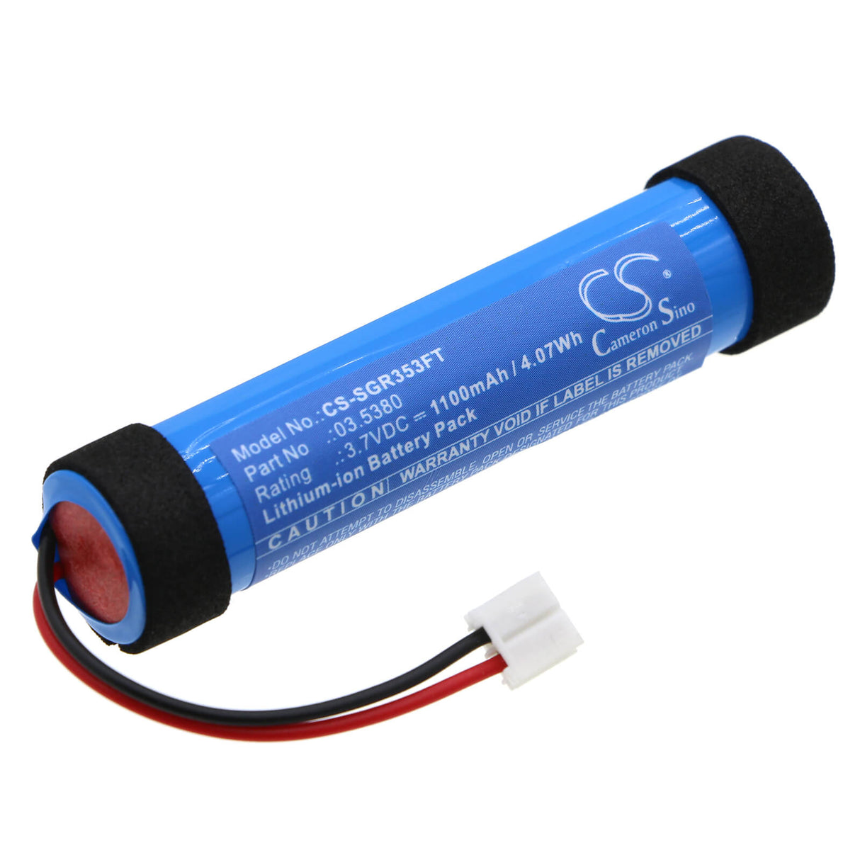 3.7V, Li-ion, 1100mAh, Batterie de lampe de poche compatible avec Scangrip, 3.538, 3.5403, Minimag Cob Led, 4.07Wh Lampe de poche Cameron Sino Technology Limited