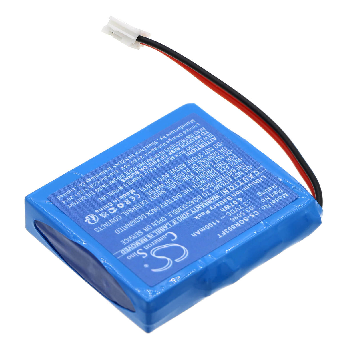 3.7V, Li-ion, 1100mAh, Batterie de lampe de poche compatible avec Scangrip, 3.5096, Miniform 03.5036, 4.07Wh Lampe de poche Cameron Sino Technology Limited