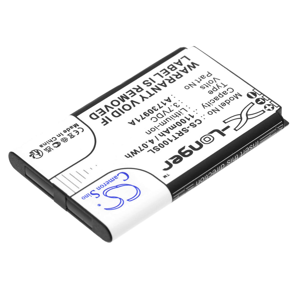 3.7V, Li-ion, 1100mAh, Speaker battery fits Sony, Ezw-rt10, S-air Wireless Transceiver, 4.07Wh Speaker Cameron Sino Technology Limited