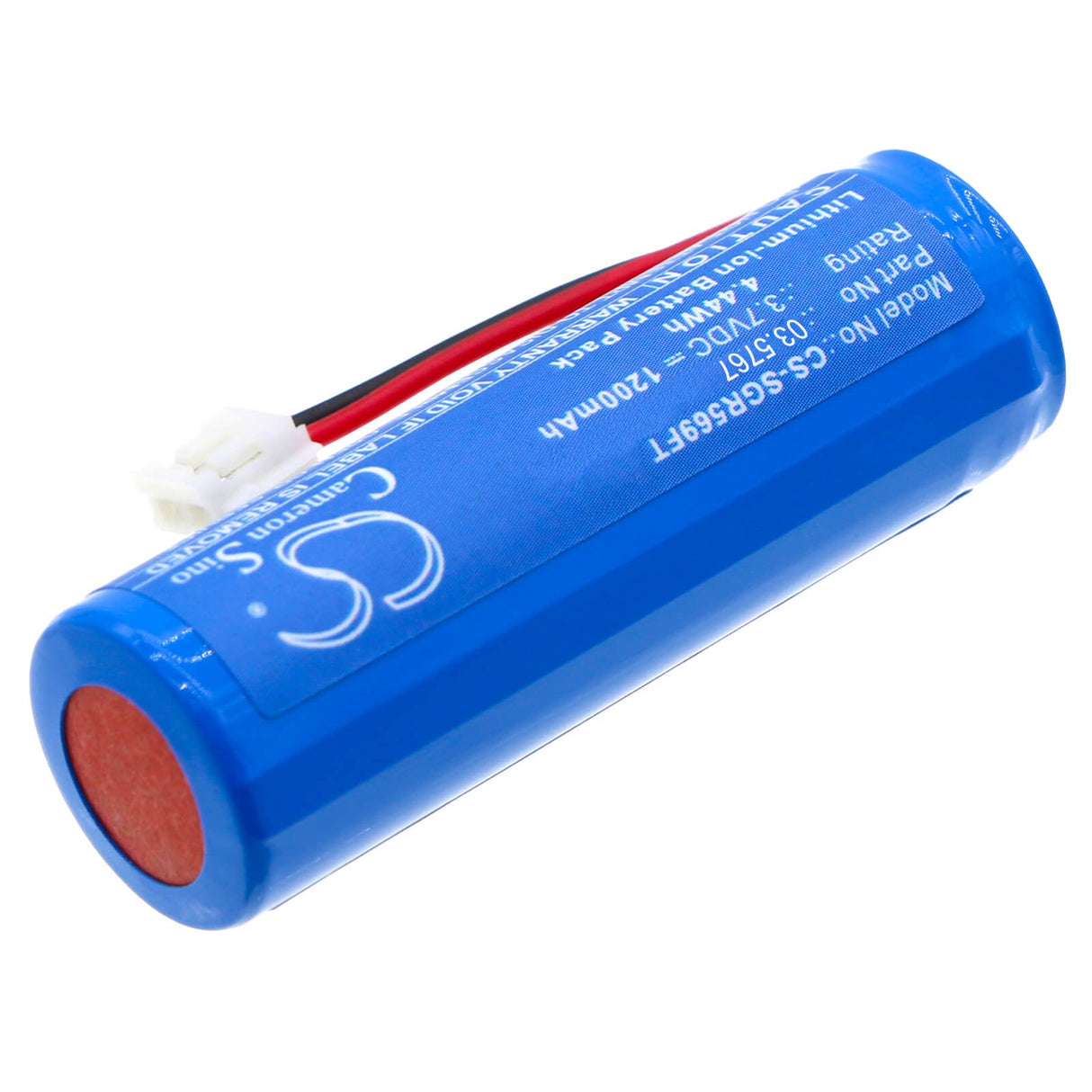 3.7V, Li-ion, 1200mAh, Batterie de lampe de poche compatible avec Scangrip, 3.5767, 3.5692, Mini Mag Pro Cob Led, 4.44Wh Lampe de poche Cameron Sino Technology Limited