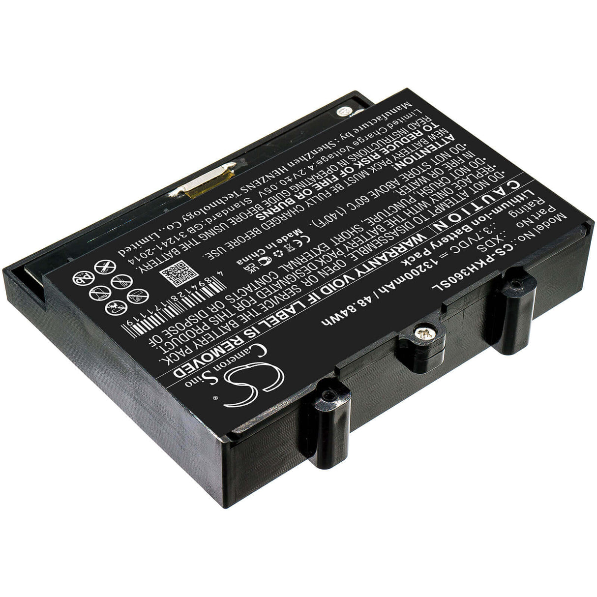 3.7V, Li-ion, 13200mAh, Equipment battery fits Peaktech, Xds, 1360, Oscilloscope 1360, 48.84Wh Equipment, Survey, Test Cameron Sino Technology Limited
