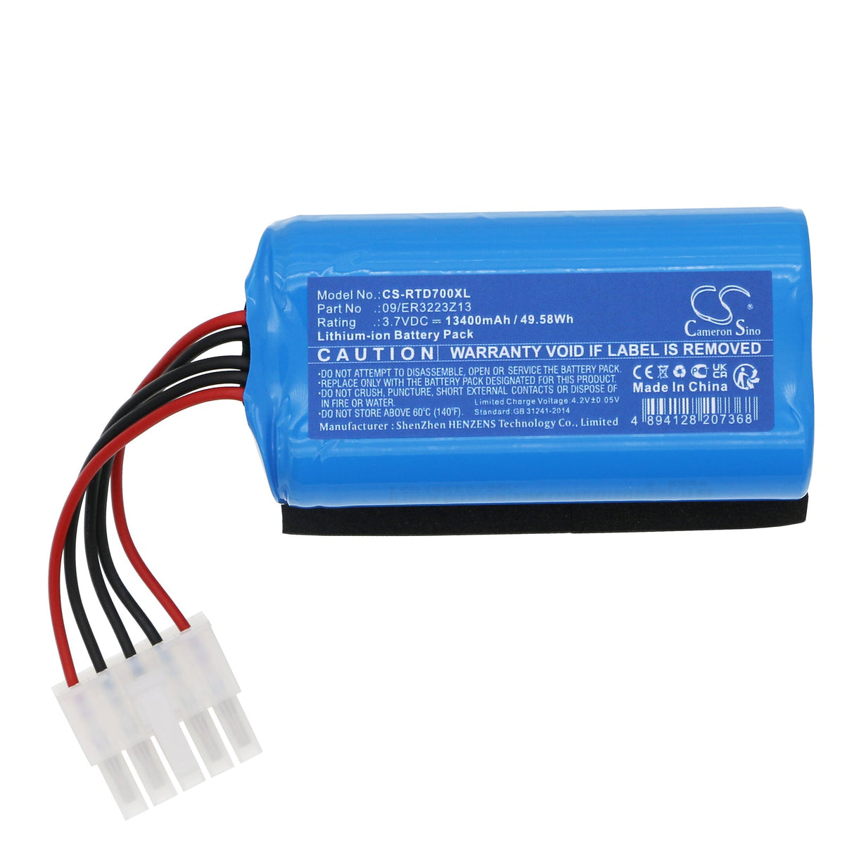 3.7V, Li-ion, 13400mAh Equipment, Survey, Test Battery fits Radiodetection, Pipe Locators And Rd7000+, Rd7000, 49.58Wh Equipment, Survey, Test Cameron Sino Technology Limited