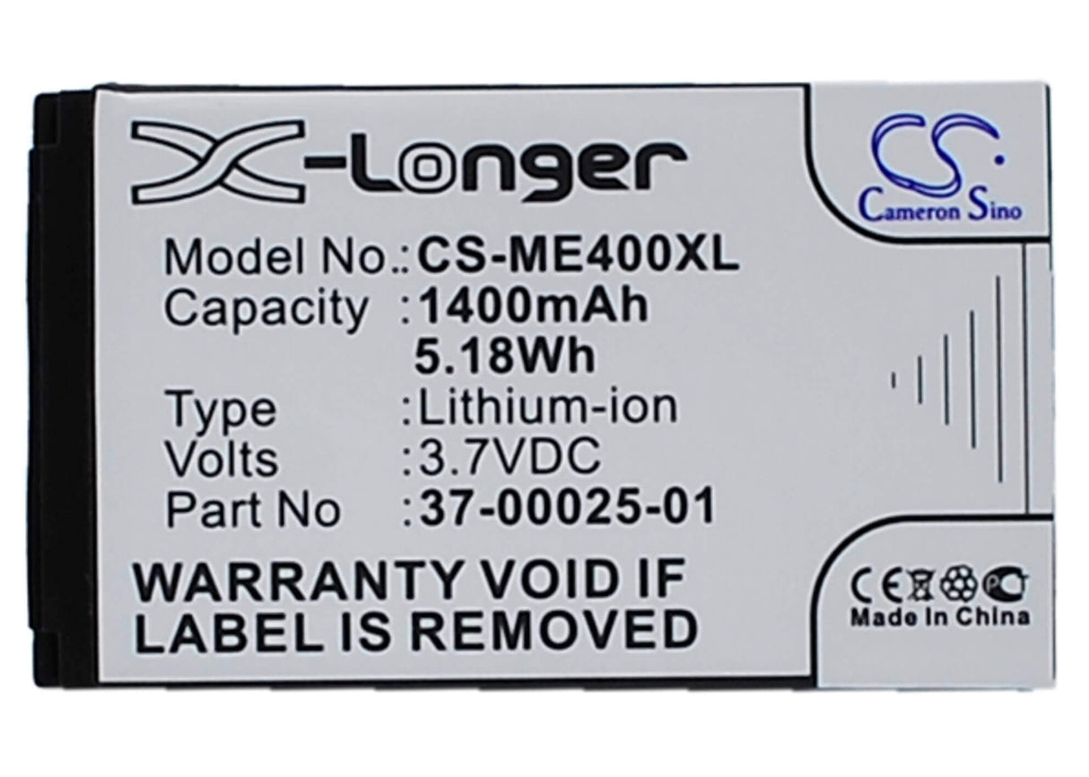 3.7v, Li-ion, 1400mah, Batterie compatible avec Magellan, 980780, Explorist 300, Explorist 300r, 5.18wh Batteries pour l'électronique Cameron Sino Technology Limited (Suspendu)