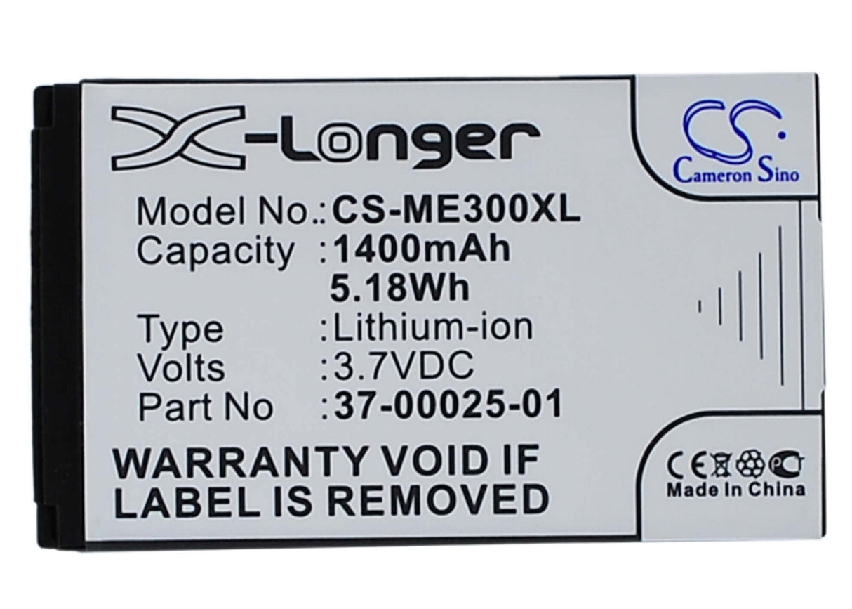 3,7V, Li-ion, 1400mAh, batterie GPS compatible Skygolf, 280504525tslg, Sg4, Skycaddie Sg4, 5,18Wh GPS, Navigator Cameron Sino Technology Limited (Suspendu)