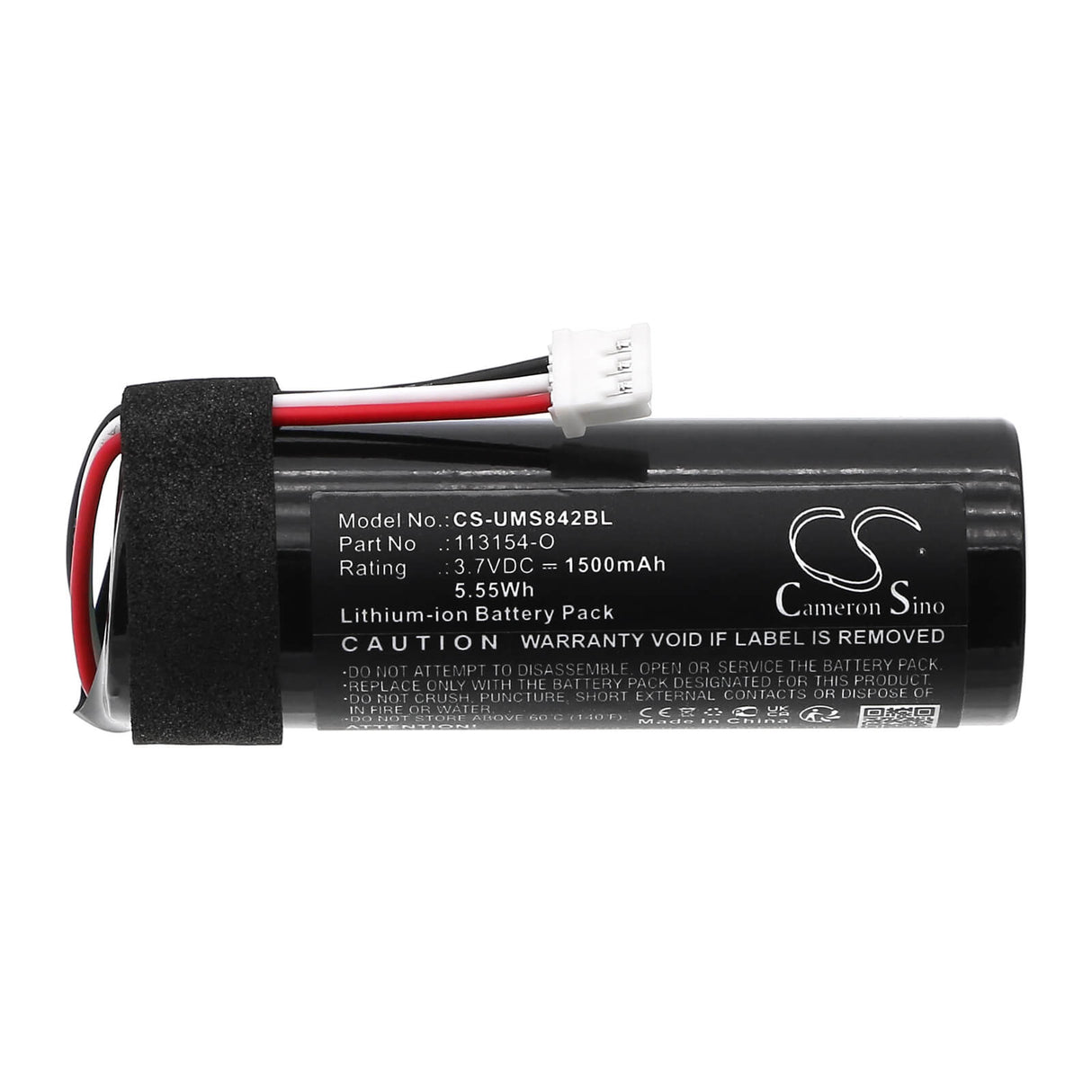 3,7V, Li-ion, 1500mAh, batterie de scanner de codes-barres compatible avec Unitech, Ht-1853, Ms840, 5,55Wh Scanner de codes-barres Cameron Sino Technology Limited