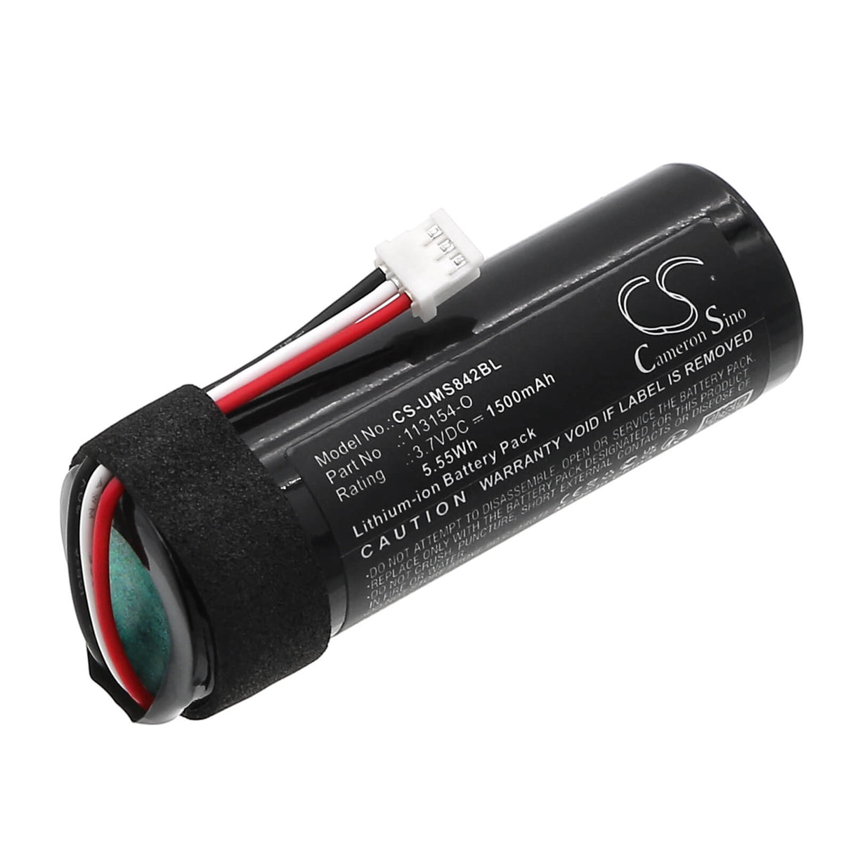 3,7V, Li-ion, 1500mAh, batterie de scanner de codes-barres compatible avec Unitech, Ht-1853, Ms840, 5,55Wh Scanner de codes-barres Cameron Sino Technology Limited