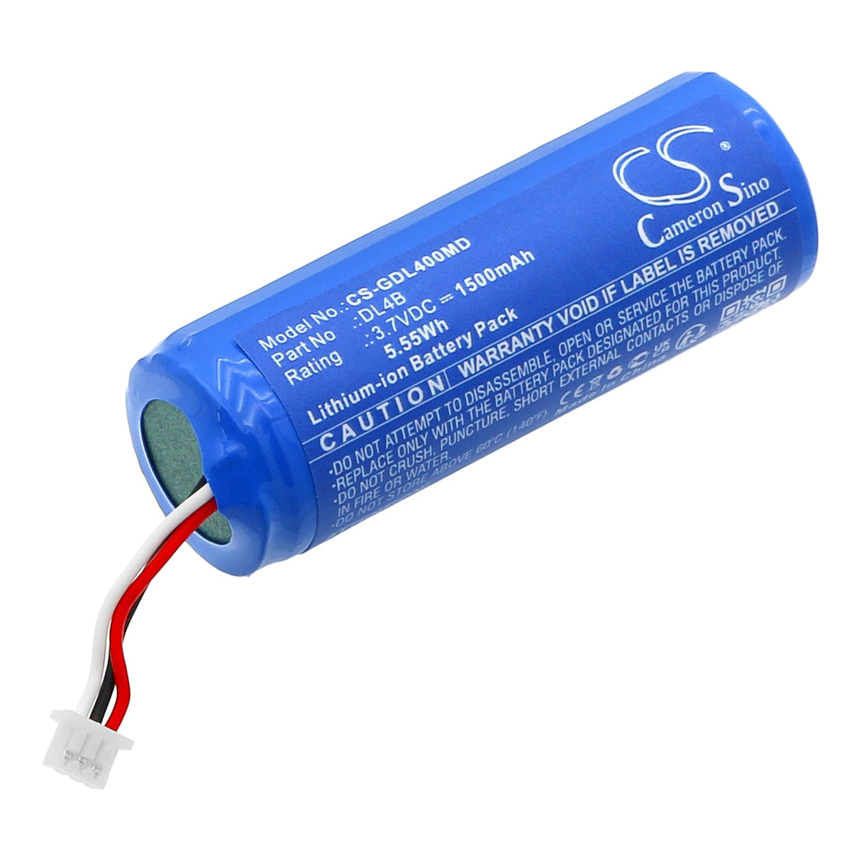 3,7v, Li-ion, 1500mah, Batterie médicale compatible avec 3gen Dermlite 4, Dermlite Dl4w, 5,55wh Médical Cameron Sino Technology Limited (Médical)