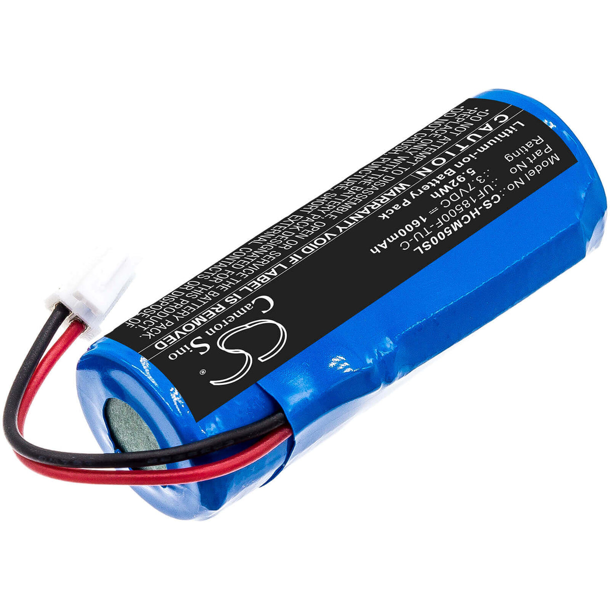 3.7V, Li-ion, 1600mAh, Batterie de soins personnels compatible avec Hitachi, Uf18500f-tu-c, Cm-n3000, Cm-n4000, 5.92Wh Soins personnels Cameron Sino Technology Limited