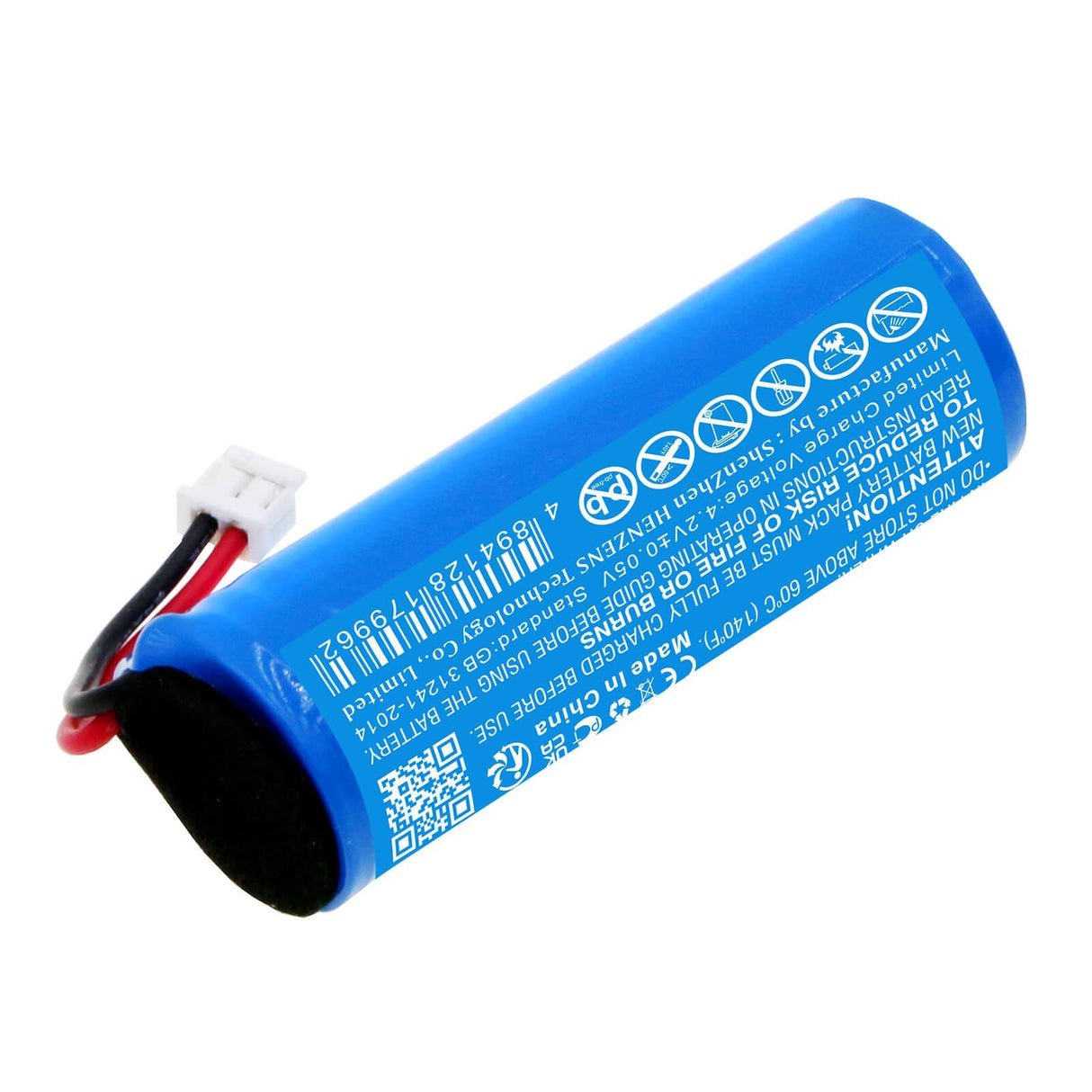 3,7v, Li-ion, 1600mah, Batterie de scanner de code-barres Compatible avec Socket Mobile D600, D700, 5,92wh Scanner de code-barres Cameron Sino Technology Limited