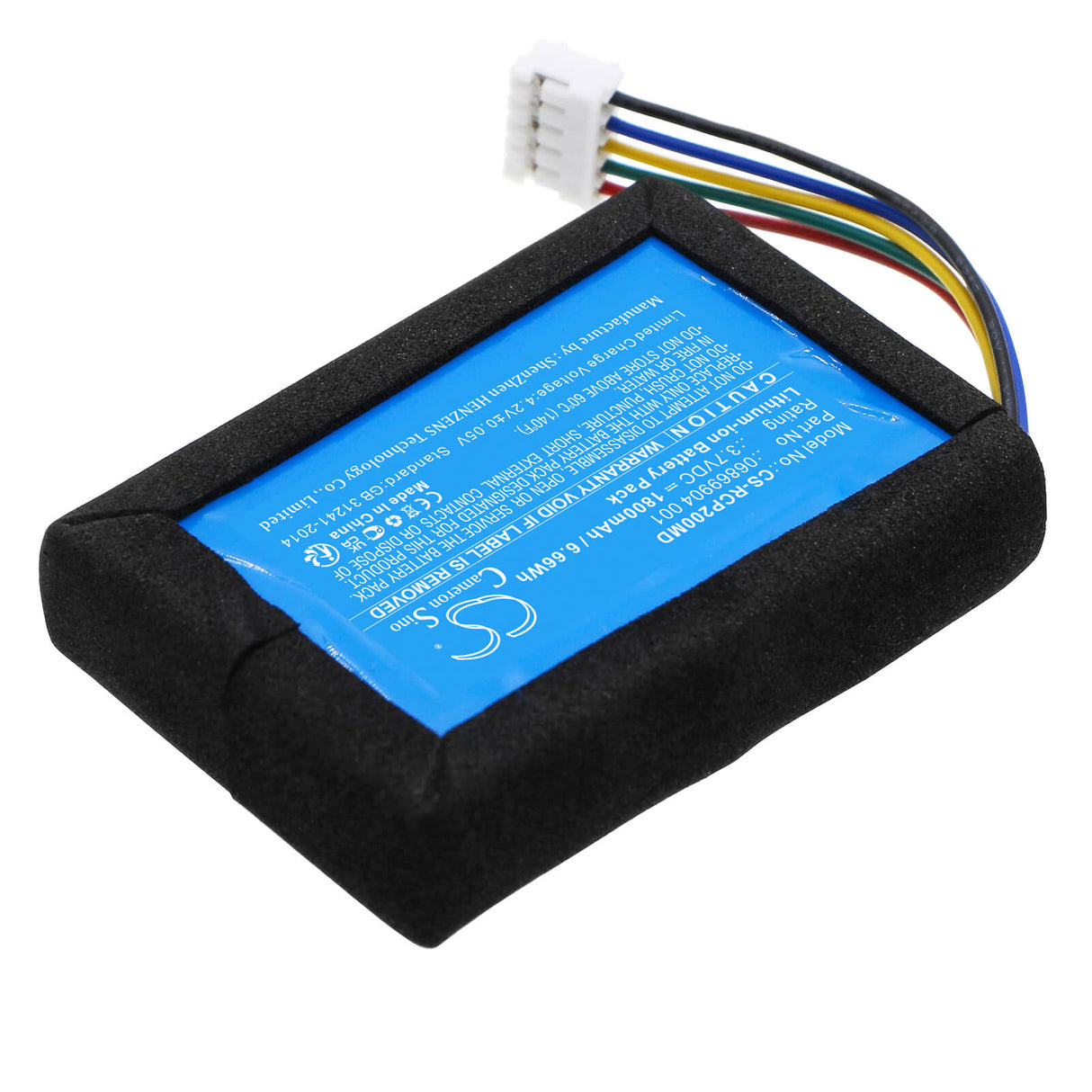 3.7V, Li-ion, 1800mAh, Batterie médicale compatible Roche, 06869904 001, Coaguchek Pro 2, Coaguchek Pro Ii, 6.66Wh Médical Cameron Sino Technology Limited (Médical)