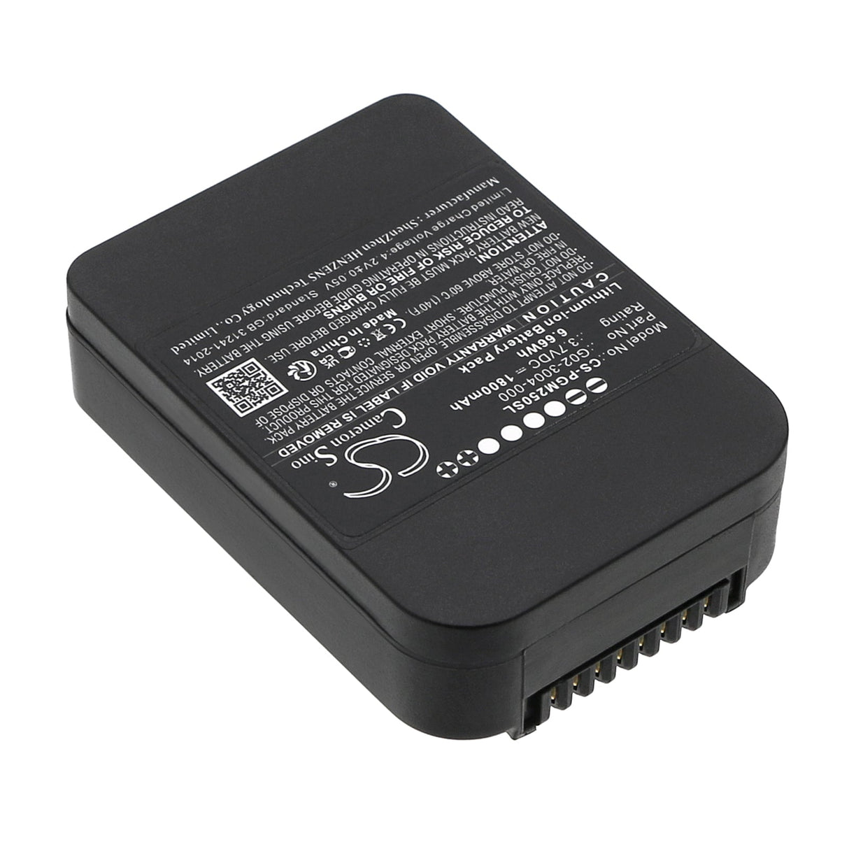3.7V, Li-ion, 1800mAh, Equipment Battery fits Microrae, Pgm-2500, 6.66Wh Equipment, Survey, Test Cameron Sino Technology Limited