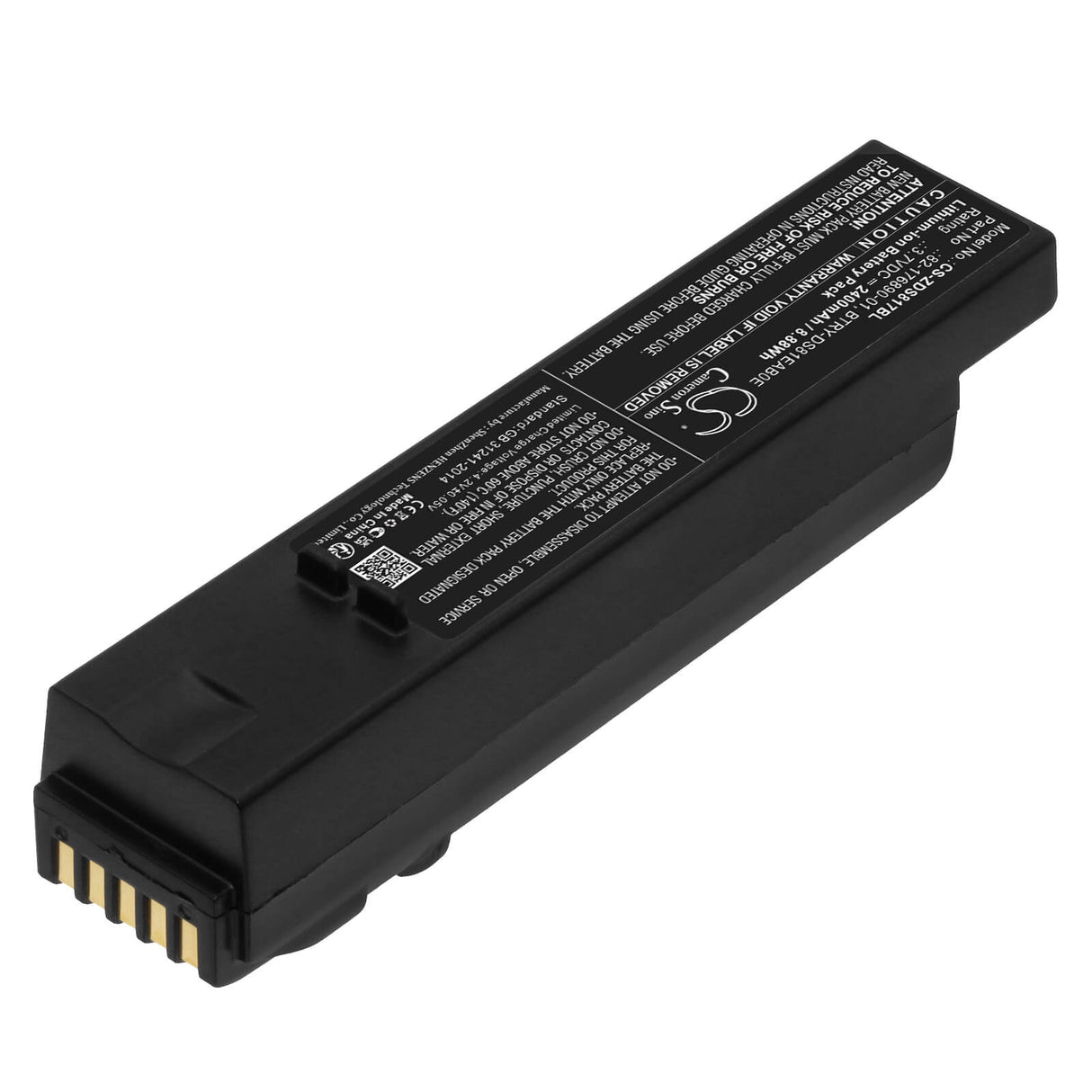 3.7v, Li-ion, 2400mah, Barcode Scanner Battery Fits Zebra, Ds8100, Ds8170, 8.88wh Barcode Scanner Cameron Sino Technology Limited