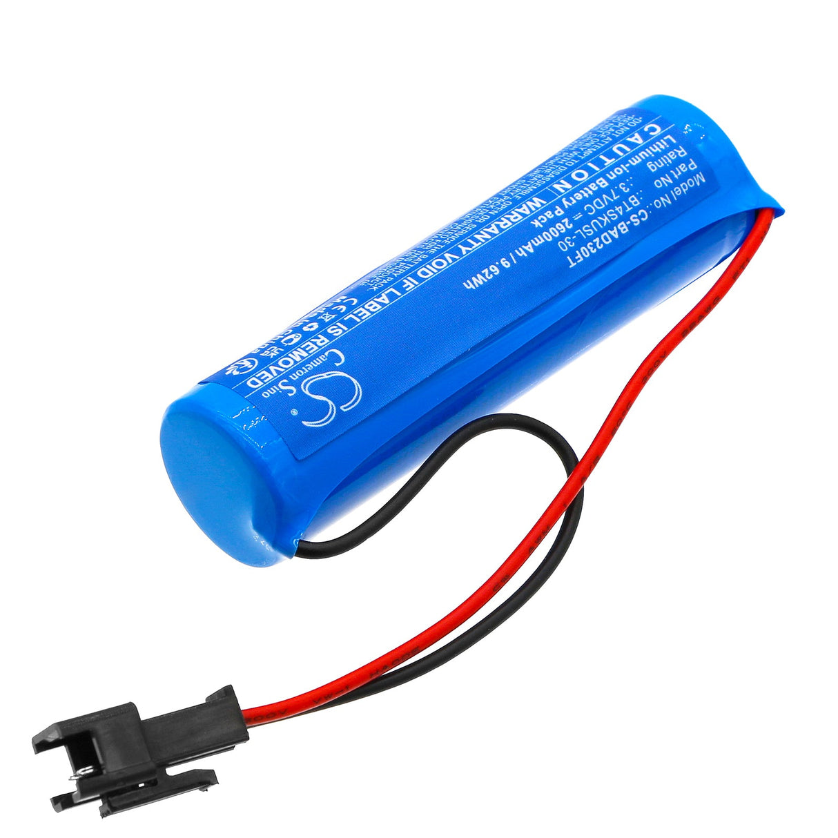 3.7V, Li-ion, 2600mAh, Solar Battery Battery fits Bizlander, 2w30led, Bt4skusl-30, 9.62Wh Solar Battery Cameron Sino Technology Limited
