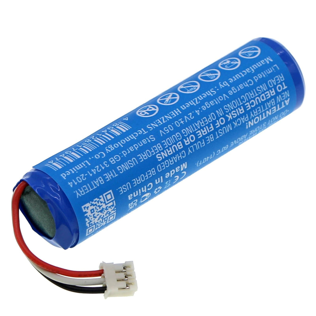3,7V, Li-ion, 2600mAh, batterie de loupe électronique convient à Burton, 4000428, Uv604 Led, 9.62Wh Loupe électronique Cameron Sino Technology Limited