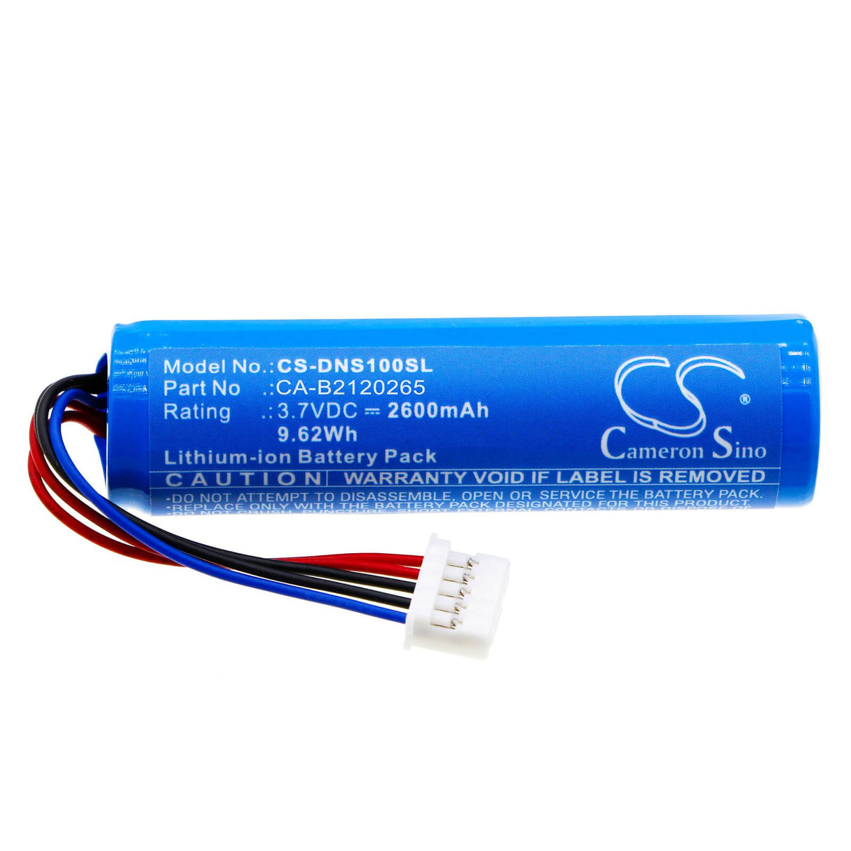 3,7V, Li-ion, 2600mAh, Batterie de haut-parleur compatible avec Denon, Dsb-100, Envaya Mini, 9,62Wh Haut-parleur Cameron Sino Technology Limited