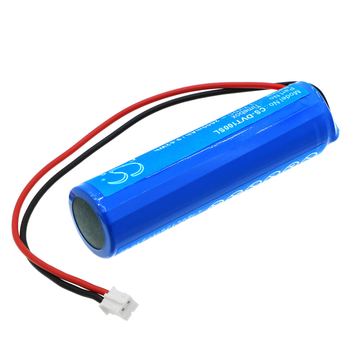 3,7V, Li-ion, 2600mAh, Batterie de haut-parleur compatible avec Divoom, Timebox, 9,62Wh Haut-parleur Cameron Sino Technology Limited