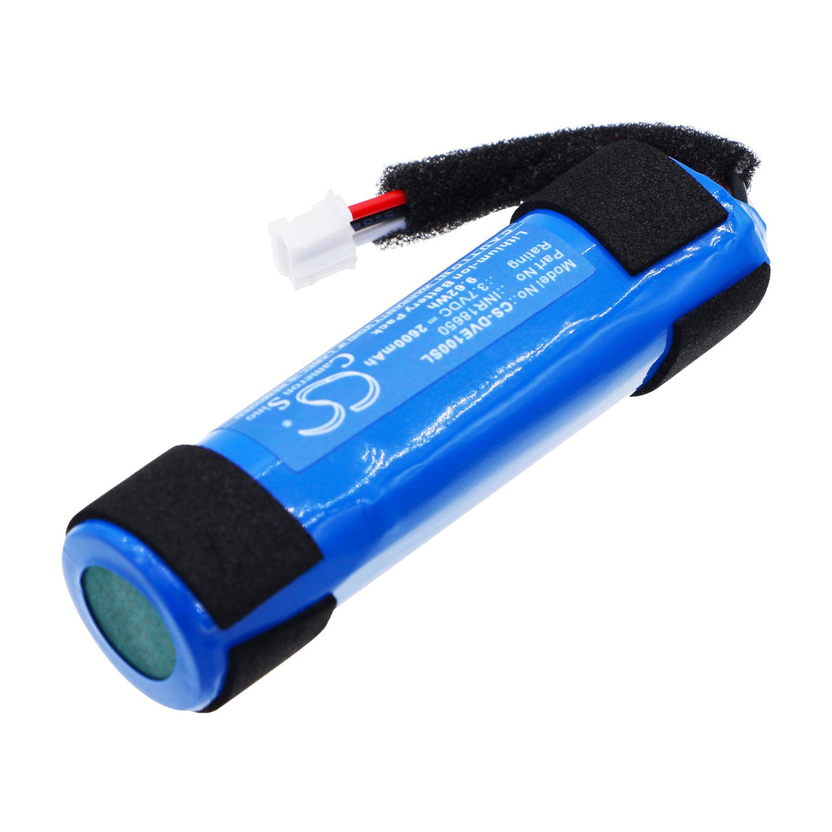 3.7V, Li-ion, 2600mAh, Batterie de haut-parleur compatible avec Divoom, Timebox Evo, 9.62Wh Haut-parleur Cameron Sino Technology Limited