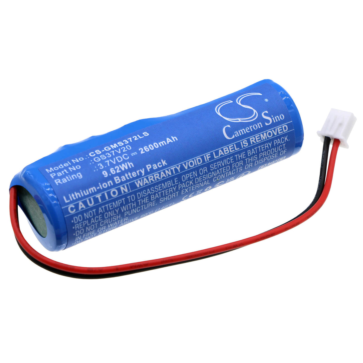 3.7V, Li-ion, 2600mAh, Solar Battery battery fits Gama Sonic, Gs37v20, Gs37v20flt, 9.62Wh Solar Battery Cameron Sino Technology Limited