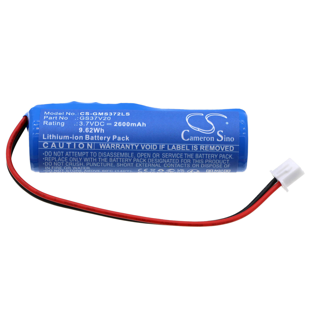 3.7V, Li-ion, 2600mAh, Solar Battery battery fits Gama Sonic, Gs37v20, Gs37v20flt, 9.62Wh Solar Battery Cameron Sino Technology Limited