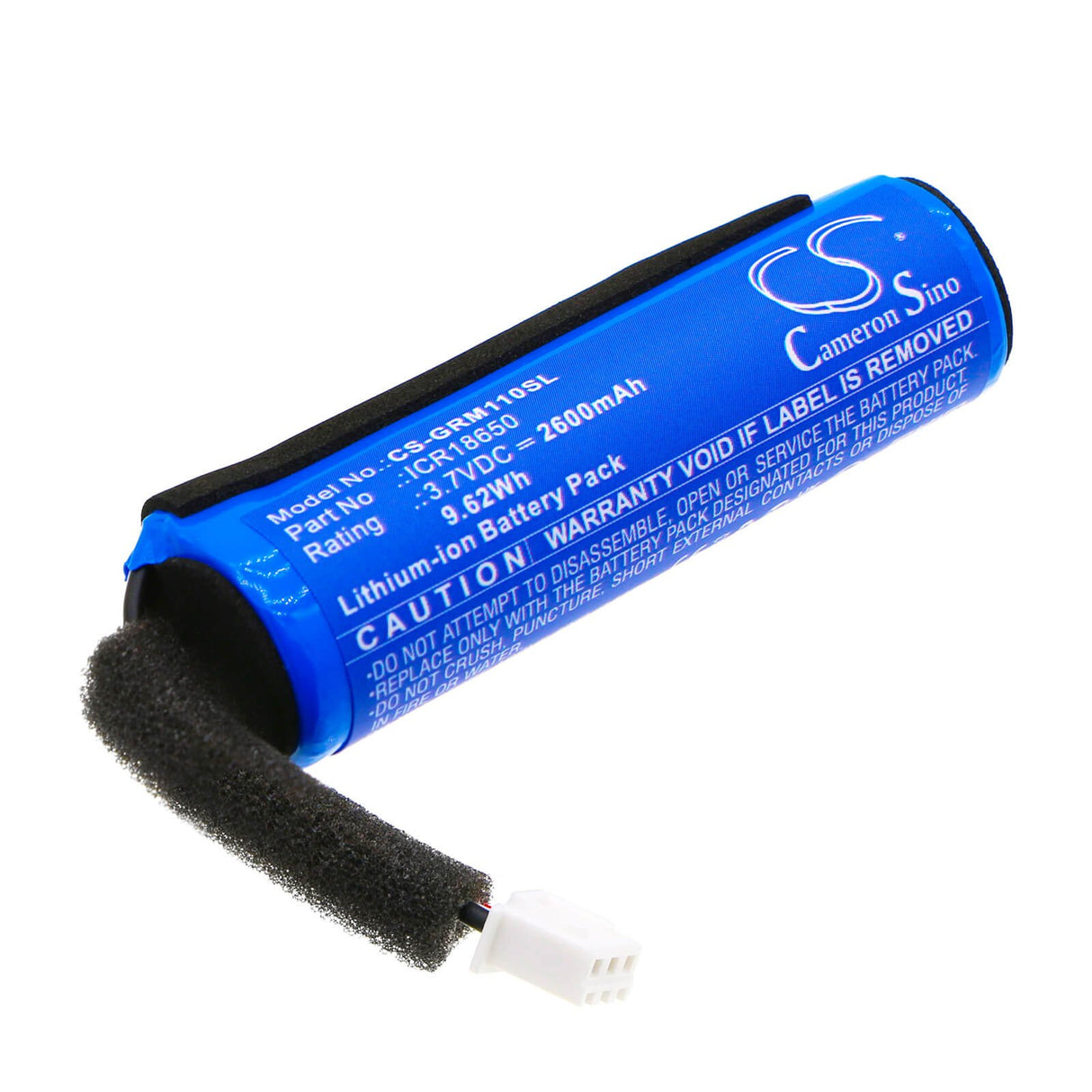 3,7V, Li-ion, 2600mAh, Batterie de haut-parleur compatible Groove Onn, Aaagry100006889, Medium Rugged_led, 9,62Wh Haut-parleur Cameron Sino Technology Limited