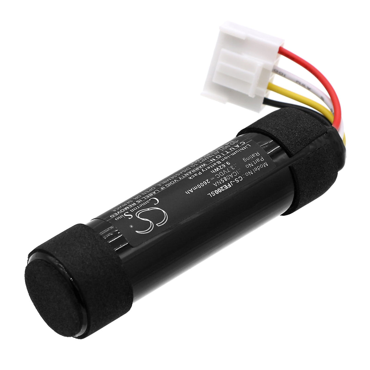 3.7V, Li-ion, 2600mAh, Speaker battery fits Jbl, Flip Essential 2, Jblflipes2, 9.62Wh Speaker Cameron Sino Technology Limited