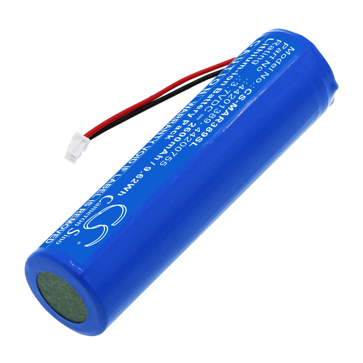 3,7V, Li-ion, 2600mAh, batterie GPS compatible avec Mares, 44200755, Genius Air, Icon Genius, 9,62Wh GPS, Navigator Cameron Sino Technology Limited