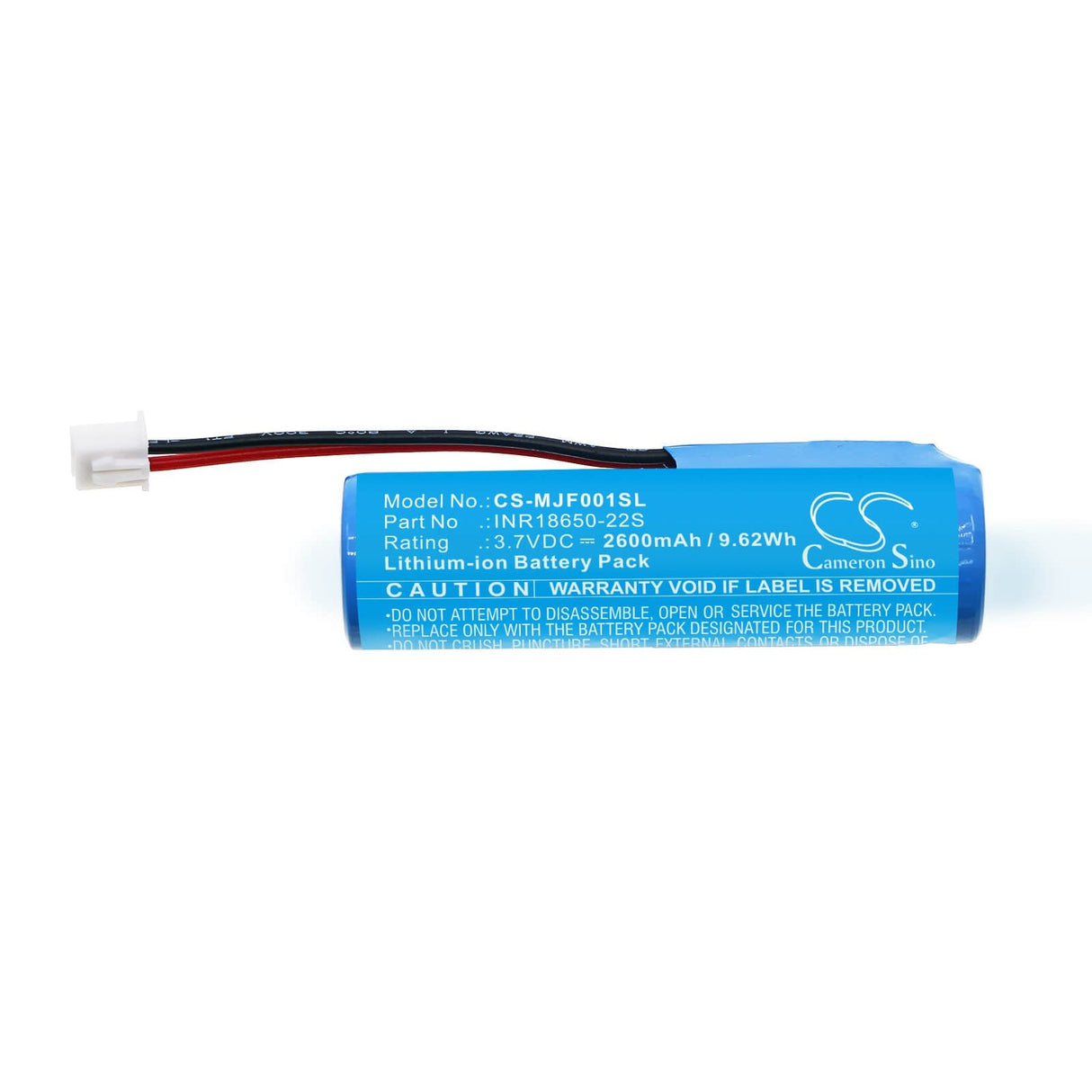 3,7V, Li-ion, 2600mAh, batterie de soins personnels compatible avec Mija, Inr18650-22s, Fragrance automatique, Mjxfj01xw, 9,62Wh Soins personnels Cameron Sino Technology Limited