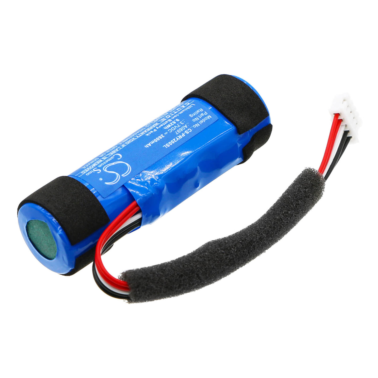 3,7V, Li-ion, 2600mAh, Batterie de haut-parleur compatible avec Plantronics, Poly, Poly Sy20 Usb-a, 9,62Wh Haut-parleur Cameron Sino Technology Limited
