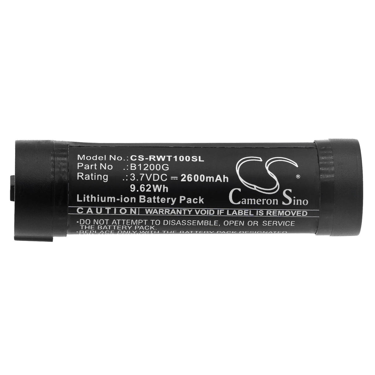 3,7v, Li-ion, 2600mah, Batterie compatible avec Realwear, B1200g, Commwear Hmt-1, 9,62wh VR Cameron Sino Technology Limited