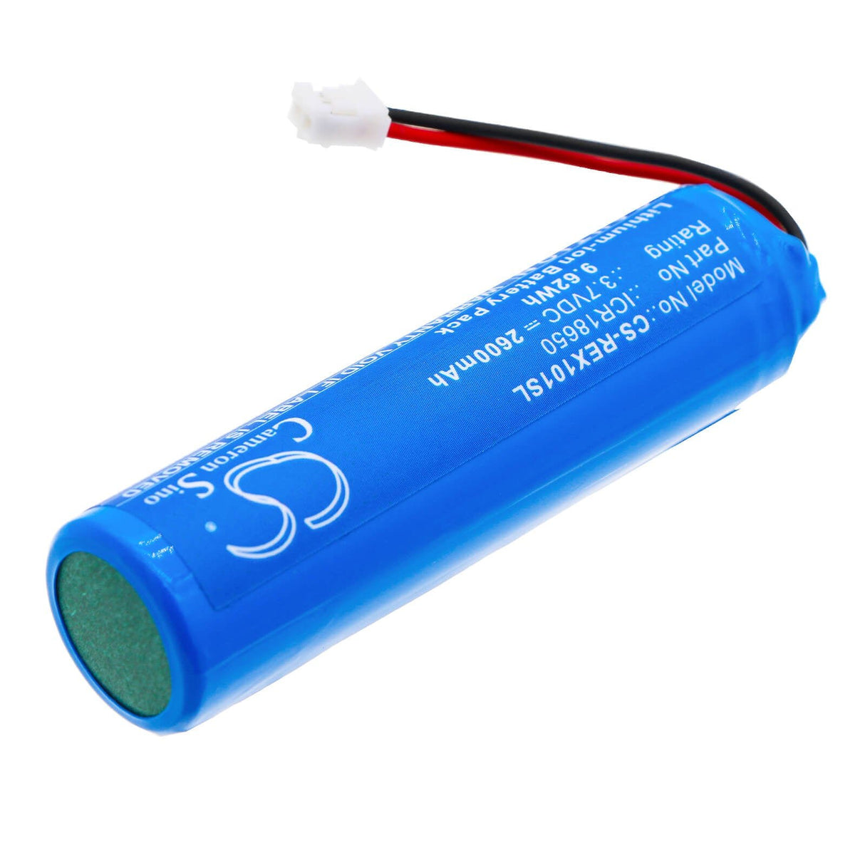 3,7V, Li-ion, 2600mAh, batterie de soins personnels s'adapte à Rescomf, Icr18650, Xd101, 9,62Wh Soins personnels Cameron Sino Technology Limited