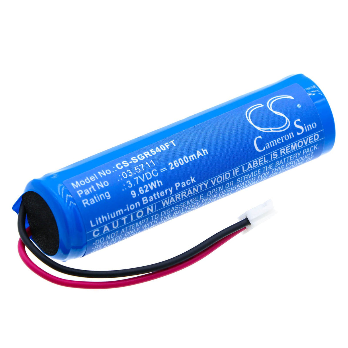 3.7V, Li-ion, 2600mAh, batterie de lampe de poche convient à Scangrip, 3.5711, 3.507, 3.54, 9.62Wh lampe de poche Cameron Sino Technology Limited
