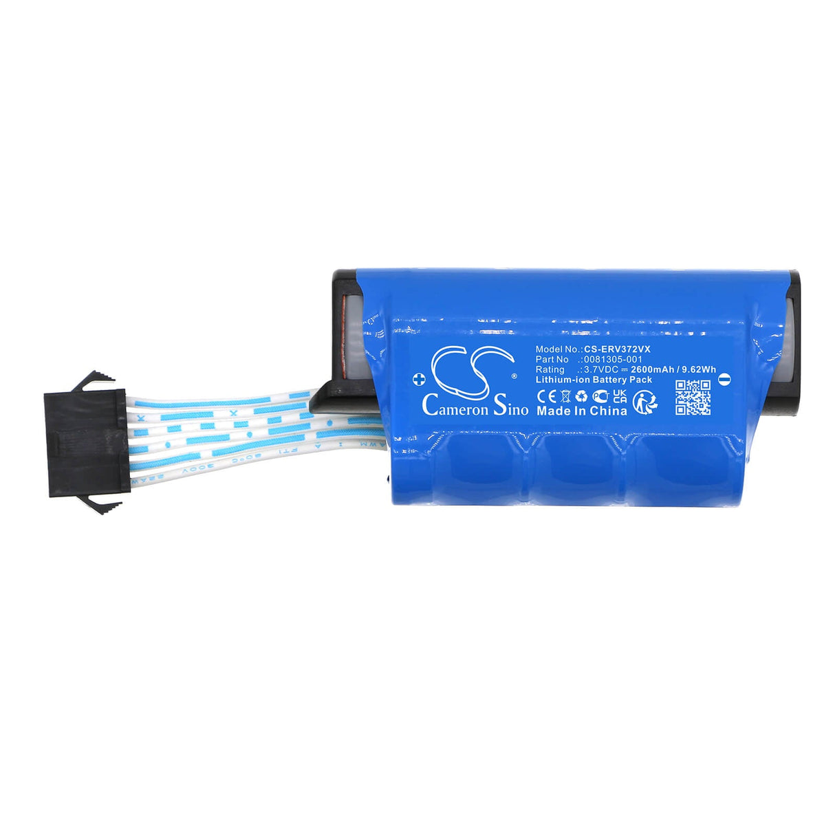 3.7V, Li-ion, 2600mAh, Vacuum battery fits Shark, Cordless Rechargeable Hard Flo, V3700c, 9.62Wh Vacuum Cameron Sino Technology Limited