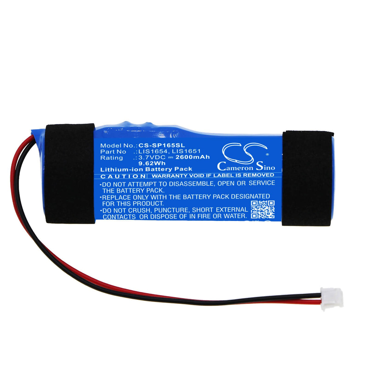 3.7V, Li-ion, 2600mAh, batterie de console de jeu compatible avec Sony, Lis1651, Cech-zcm2e, Cech-zcm2u, 9.62Wh Console de jeu Cameron Sino Technology Limited