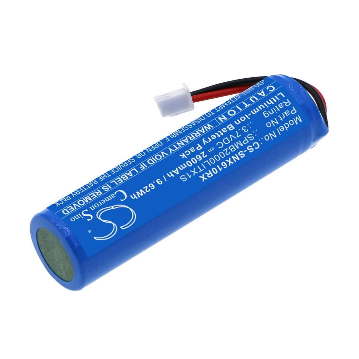 3.7V, Li-ion, 2600mAh, Remote Controller battery fits Spektrum, Spmb2000litx1s, Transmitter Nx6, Transmitter Nx8, 9.62Wh Remote Controller Cameron Sino Technology Limited