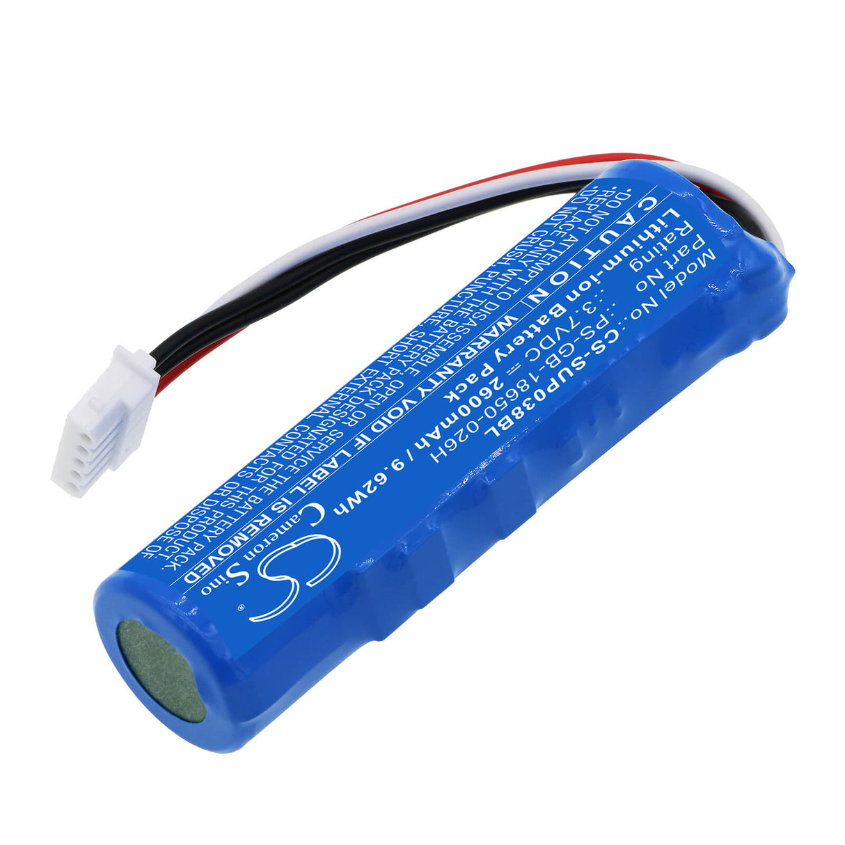 3,7V, Li-ion, 2600mAh, batterie de terminal de paiement pour Sumup, Ps-gb-18650-026h, imprimante 3g, imprimante 3g+, 9,62Wh terminal de paiement Cameron Sino Technology Limited