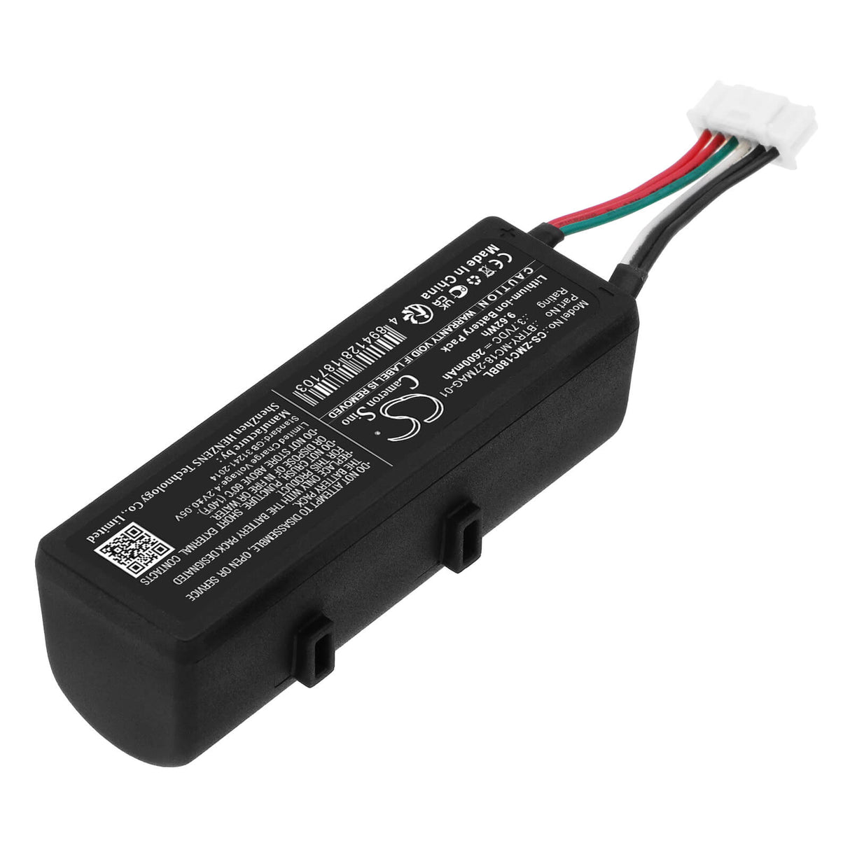 3.7v, Li-ion, 2600mah, Barcode Scanner Battery Fits Zebra, Mc18, Mc18n0, 9.62wh Barcode Scanner Cameron Sino Technology Limited