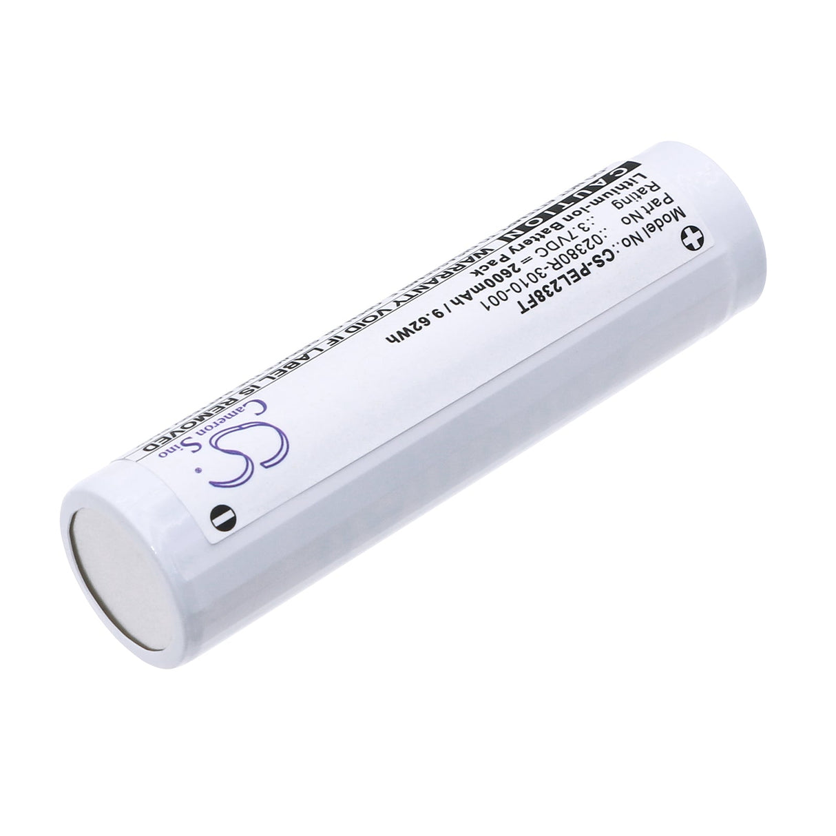 3.7V, Li-ion, 2600mAh, Flashlight battery fits Pelican, 02380r-3010-000e, 2380r, 2780r, 9.62Wh Flashlight Cameron Sino Technology Limited