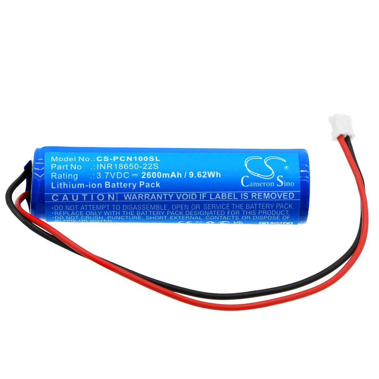 3.7v, Li-ion, 2600mah, Personal Care Battery Fits Phiten, Cn100001, 9.62wh Personal Care Cameron Sino Technology Limited