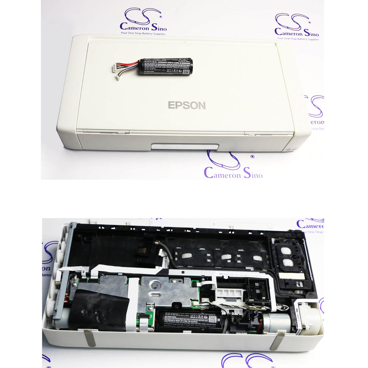 3.7V, Li-ion, 2600mAh, Printer Battery fits Epson, B581a, Px-s05w, 9.62Wh Printer Cameron Sino Technology Limited