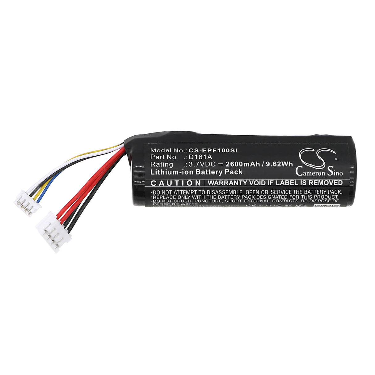 3.7V, Li-ion, 2600mAh, Printer Battery fits Epson, B581a, Px-s05w, 9.62Wh Printer Cameron Sino Technology Limited