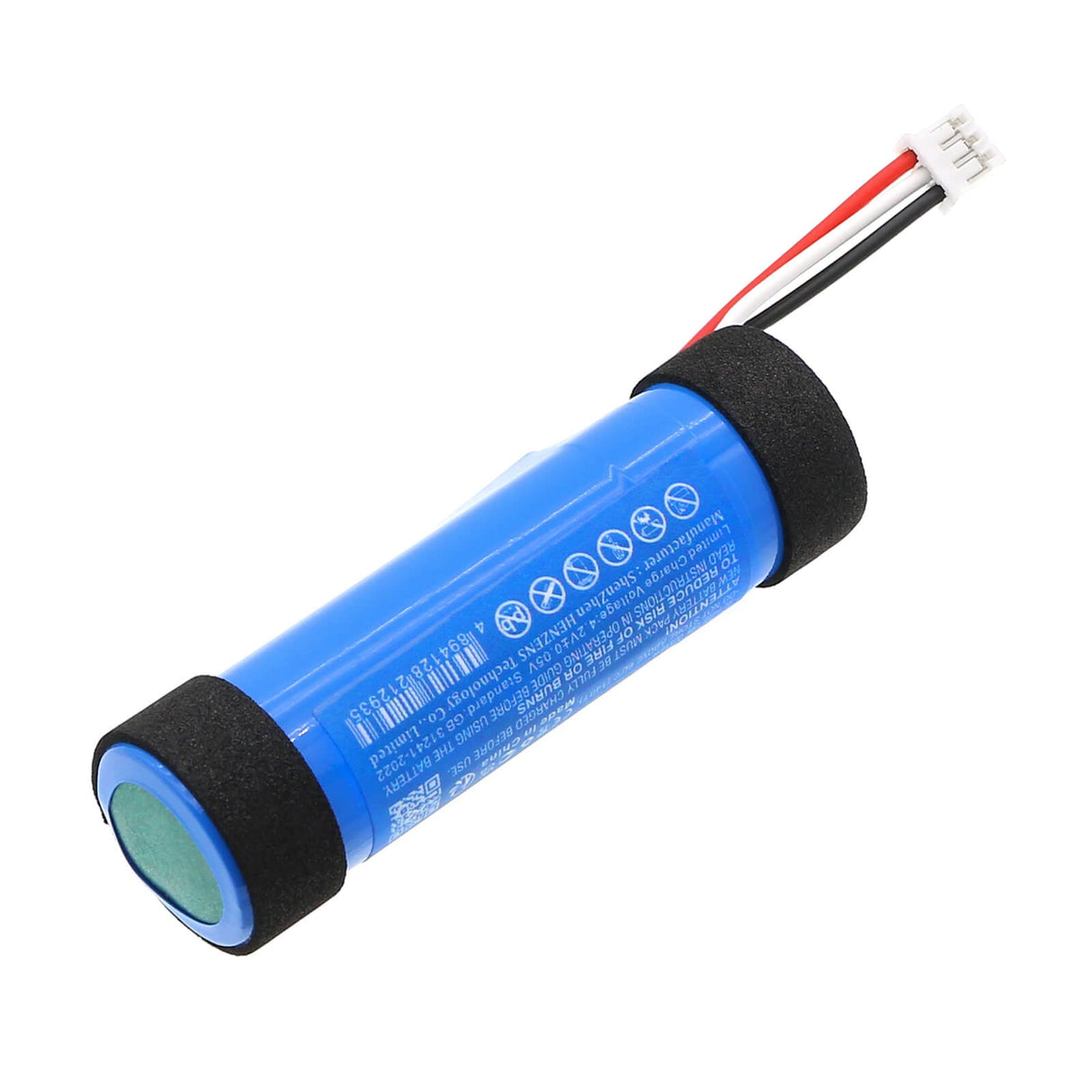 3,7V, Li-ion, 2600mAh, Batterie de haut-parleur compatible avec Teufel, Boomster Go, 9,62Wh Haut-parleur Cameron Sino Technology Limited