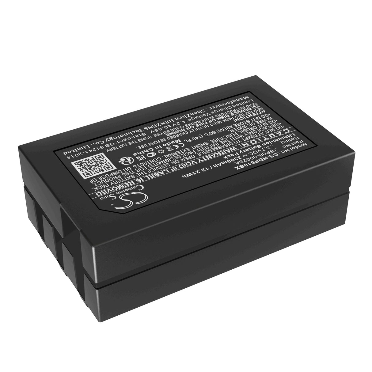 3.7V, Li-ion, 3300mAh, batterie de scanner de code-barres compatible avec Dolphin, 6000lu1, 6100, 12.21Wh Scanner de code-barres Cameron Sino Technology Limited