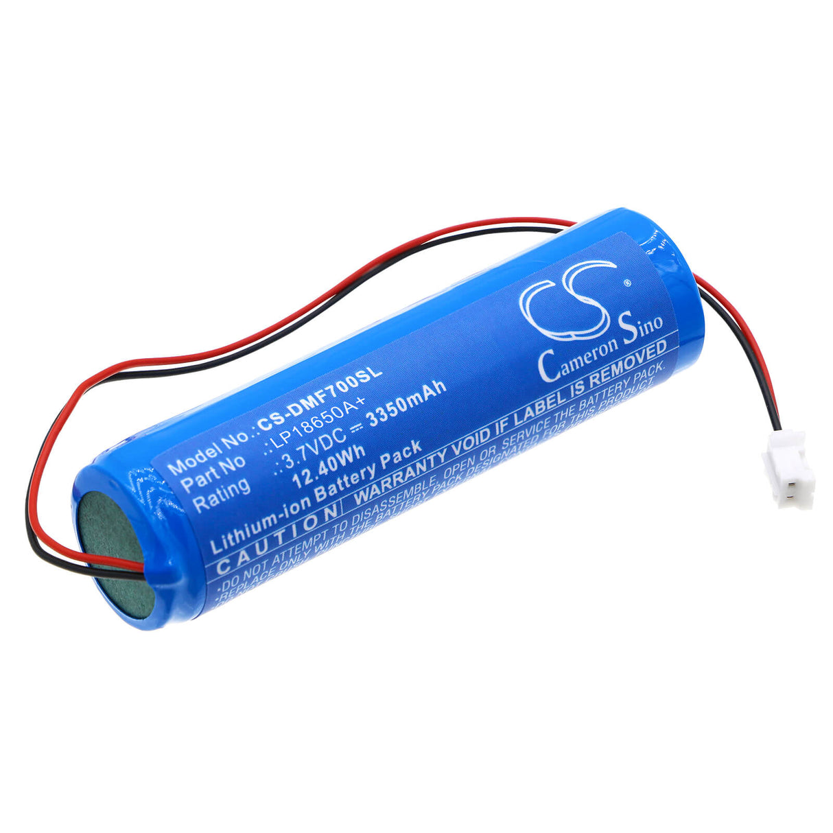 3,7V, Li-ion, 3350mAh, Batterie d'équipement compatible avec Drager, Lp18650a+, FG7000, Msi Fg7000, 12,4Wh Équipement, Enquête, Test Cameron Sino Technology Limited