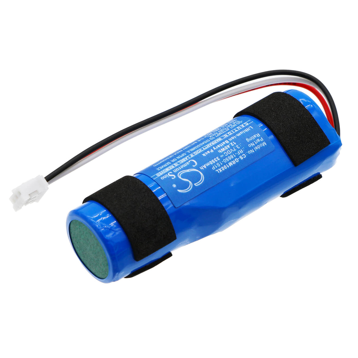 3,7V, Li-ion, 3350mAh, Batterie de haut-parleur adaptée à Groove Onn, Aagry100076371, Rugged Sm, 12,40Wh Haut-parleur Cameron Sino Technology Limited