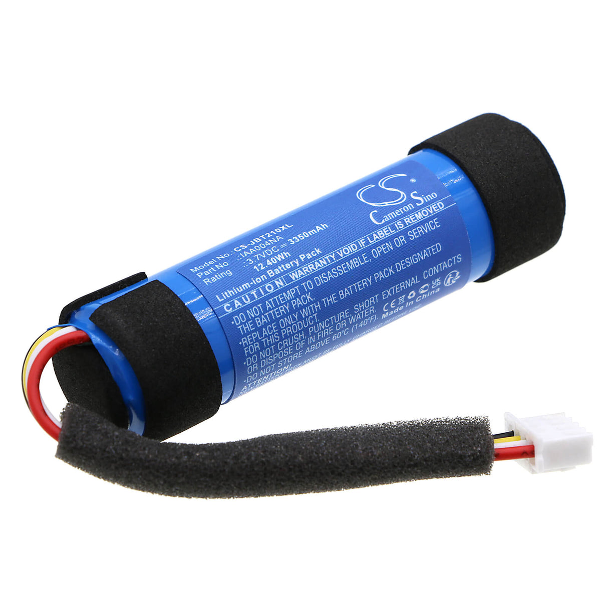 3,7V, Li-ion, 3350mAh, Batterie de haut-parleur compatible avec Jbl, Tuner 2, 12,40Wh Haut-parleur Cameron Sino Technology Limited